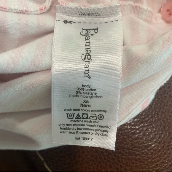 Pajamagrams Women’s Striped Convertible Sleeve Nightgown Size X Small - Picture 8 of 10